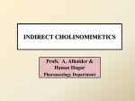 Indirect cholinomimetics-level I