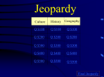 Unit 9 Jeopardy
