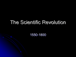 The Scientific Revolution and the Enlightenment