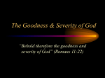 The goodness and severity of God