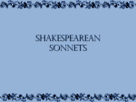 Shakespearean Sonnets