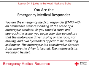 Lesson 34 Injuries to the Head, Neck and Spine FINAL4-29-11