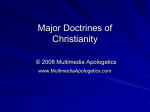 Major Doctrines of Christianity