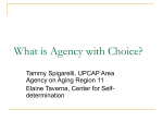 What is Agency with Choice? - Center for Self