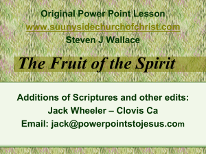 Meekness - Power Points to Jesus