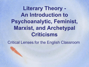 Literary theory exemplary observation