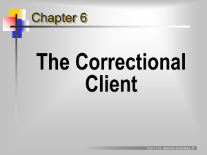 The Correctional Client
