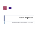 Preparing for MHRA Inspection
