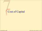 Lesson 4 A cost ofcapital