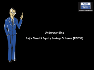 Rajiv Gandhi Equity Savings Scheme