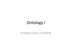 Ontology 101 - Centre for Logic and Information
