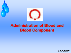 Blood Products Christine Langer CRNA MS