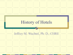 History of Hotels