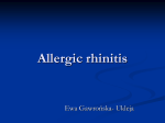 allergic rhinitis Gawronska