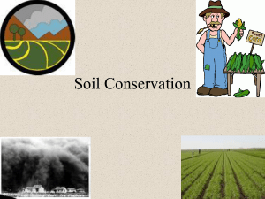 Soil Conservation - Mr. Phillips
