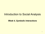 Introduction to Social Analysis