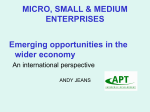 Emerging Opportunities - APT Action on Poverty