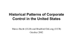 Historical Patterns of Corporate Control in the United