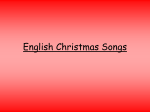 English Christmas song lyrics