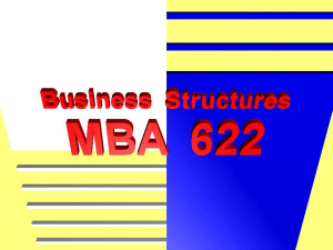 Types of Business Structures