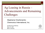 Advancements in Agricultural Leasing in Russia