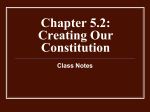 Chapter 5.2: Creating Our Constitution