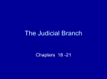 The Judicial Branch