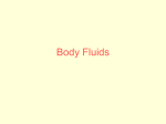 Body Fluids - Learning Central