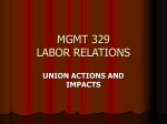 UNION ACTIONS AND IMPACTS File