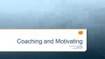 Coaching and Motivating your Staff