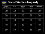 Social Studies Jeopardy Canada`s Political