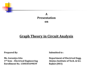 Graph Theory in Circuit Analysis