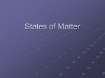 States of Matter - GaryTurnerScience