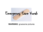 Emergency Care Vocab