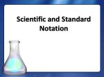 Scientific and Standard Notation_Percent Error
