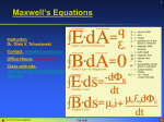 Lecture 6: Maxwell`s Equations