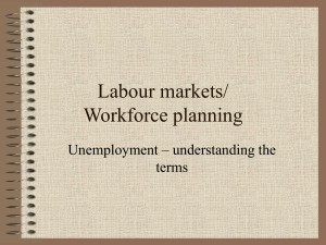 Labour marketswfplanning unemployment