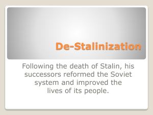 De-Stalinization File