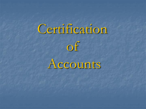 Download: Certification of Accounts