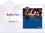 Chapter 7 Sales Tax