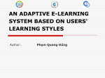Learning objects and Learning styles