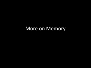 on Memory