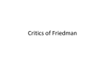 Critics of Friedman