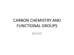 CARBON CHEMISTRY AND FUNCTIONAL GROUPS