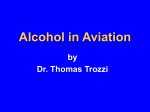 Alcohol in Aviation