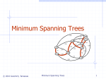 Minimum Spanning Trees