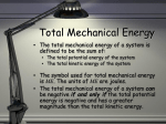 Total Mechanical Energy