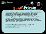 Public/Private Intersections in New Media