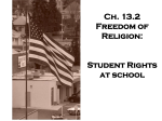 Chapter 13.2 Freedom of Religion