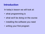 Introduction - Advanced